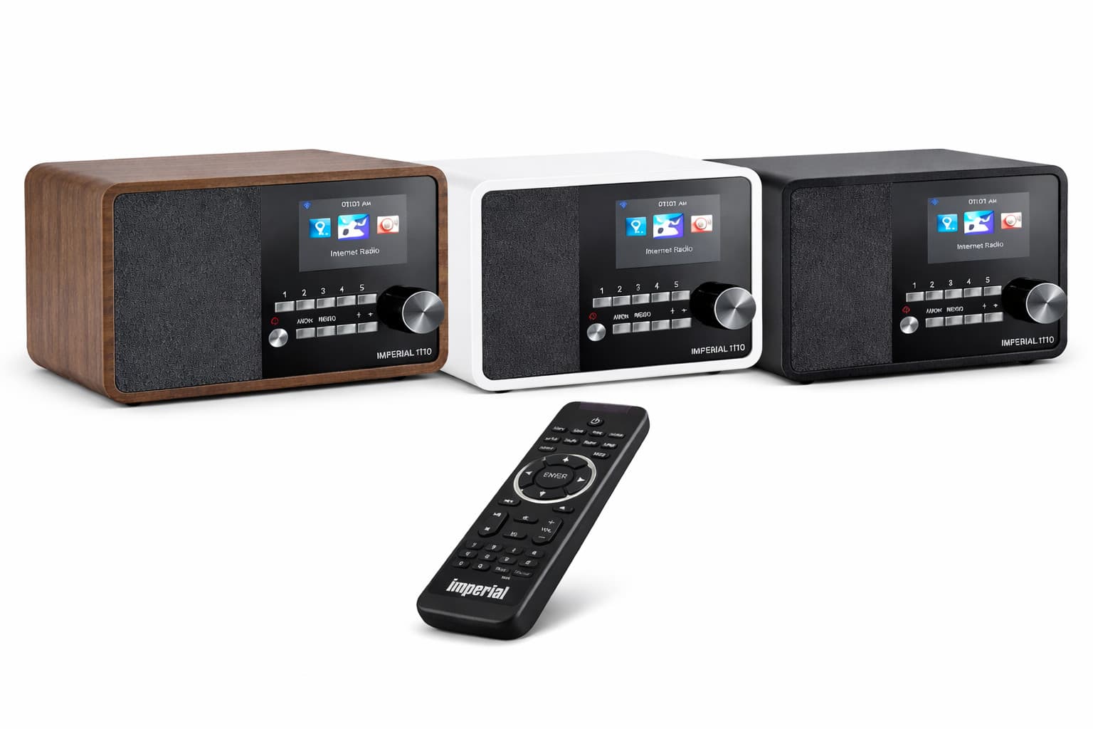 Imperial i110 Internetradio WLAN WIFI Farbdisplay Digitalradio Radio Wecker USB