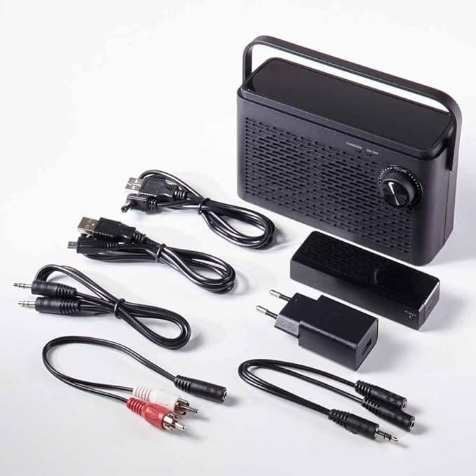 TV Sprachverstärker für Senioren Kabellos Funklautsprecher Mobiler Lautsprecher - Detailansicht