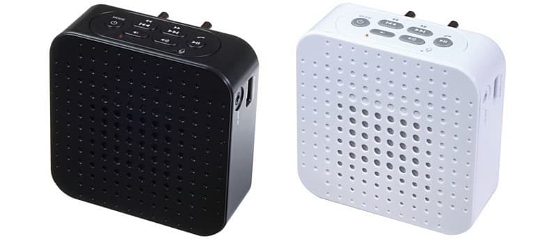 Steckdosenradio mit Bluetooth UKW Radio Akku Tragbar Freisprechen USB AUX IN