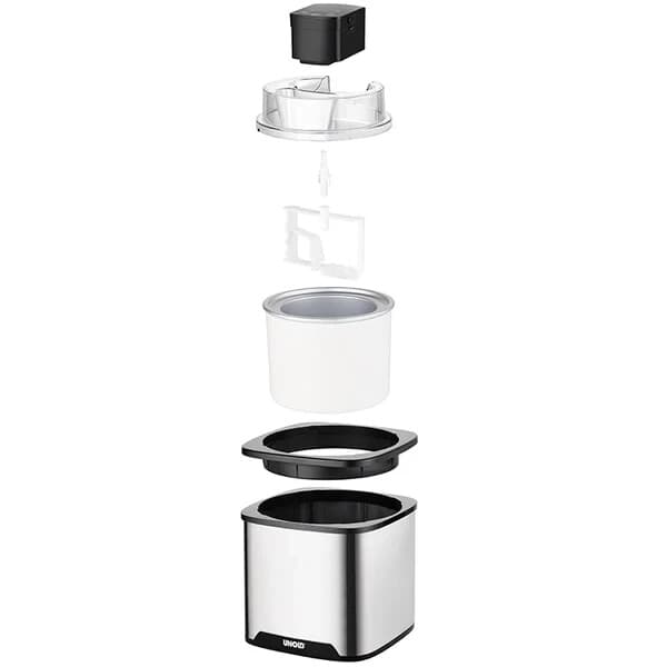 Unold 48855 Eismaschine Gelato Edelstahl Eisbereiter Eiscreme Softeis Eis 1,5L - Detailansicht