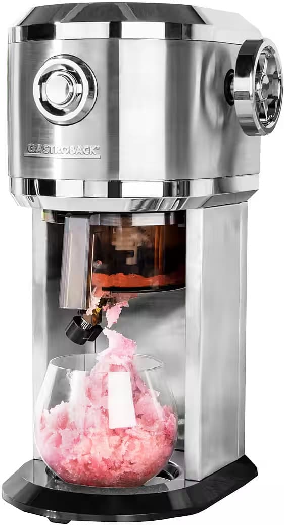 Gastroback 42905 Ice Shaver Kratzeis Slush-Eis Icemaker Eismaschine Snow Cones
