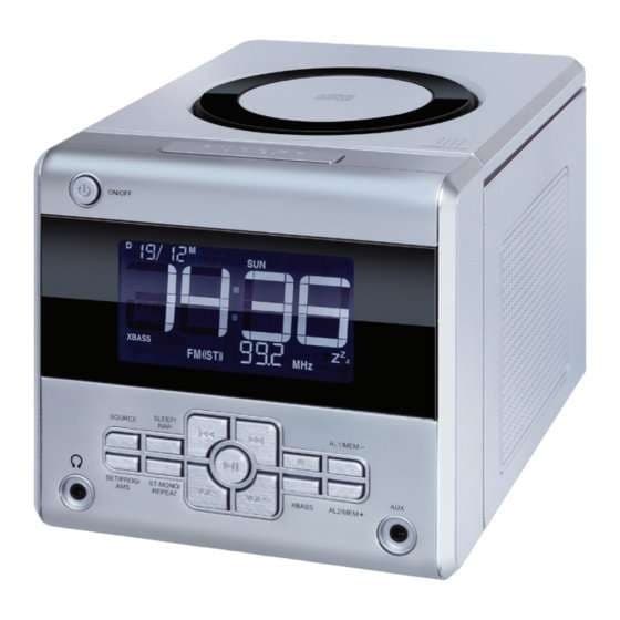 Terris CDR Radiowecker CD Uhrenradio Küchenradio Weckradio Wecker PLL UKW Radio