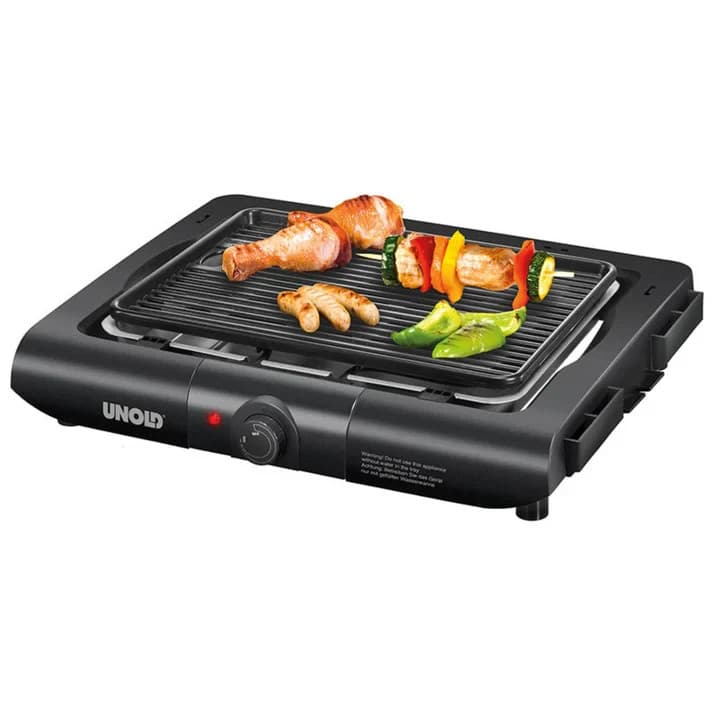 Unold Elektrogrill Standgrill Vario 58565 Tischgrill, 1600 W, Antihaft, schwarz - Detailansicht