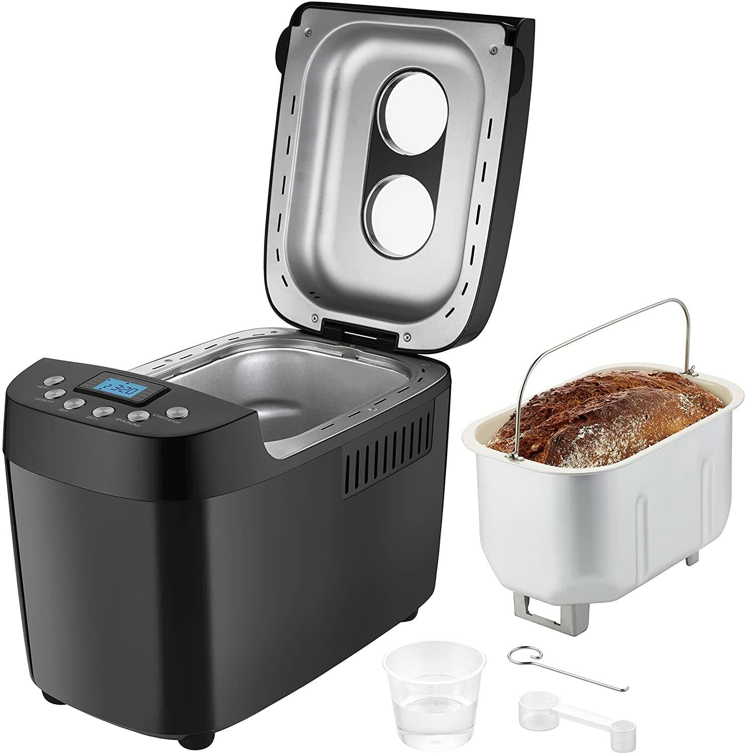 Unold Brotbackautomat mit Deckel Brotbackmaschine 15 Programme 1000-1500g 850W - Detailansicht